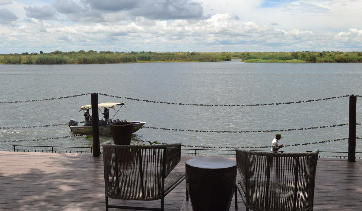 Deck view Chobe Boat Cruise