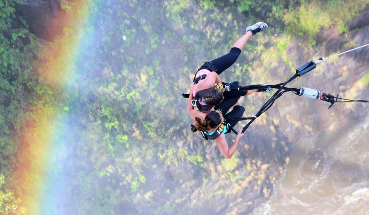 bungee rainbow show